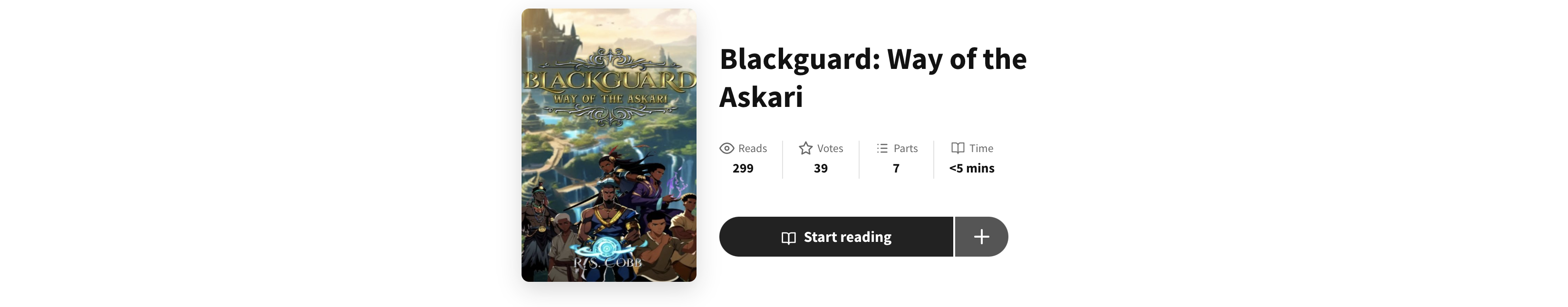 Blackguard: Way of the Askari - EXCLUSIVE WATTPAD PREVIEW